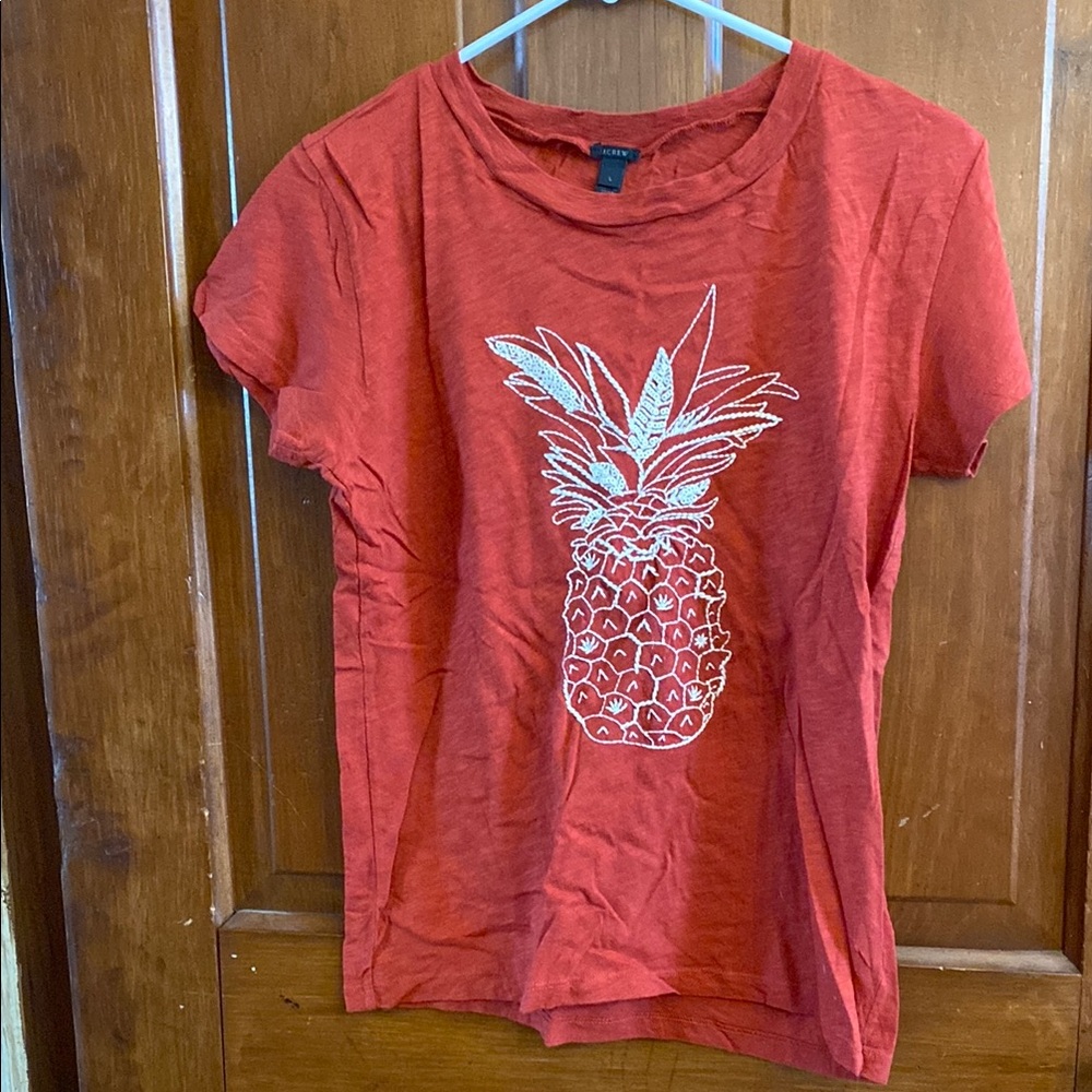 Red Pineapple Graphic Women's Top